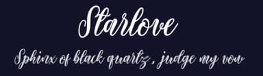 Starlove by alifirman — Script Handwritten Font — thumbnail 2
