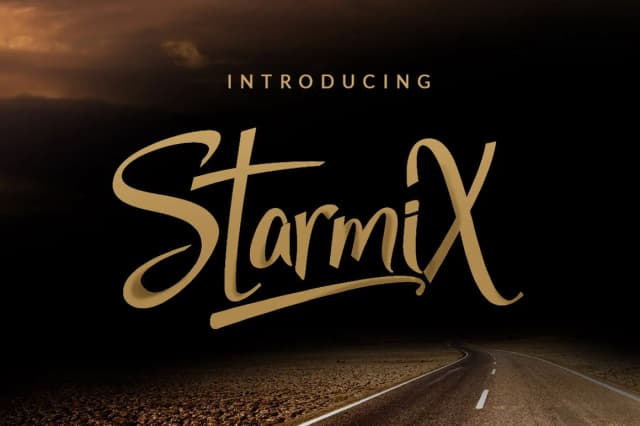 StarmiX Font by Khurasan — Script Handwritten Font