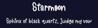 Starmoon by Supersemar Letter — Script Handwritten Font — thumbnail 2