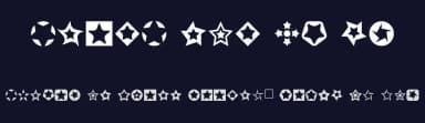 Stars for 3D FX by Fonts & Things — Dingbats Font — thumbnail 2
