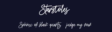 Starstoles by Maulana Creative — Script Handwritten Font — thumbnail 2