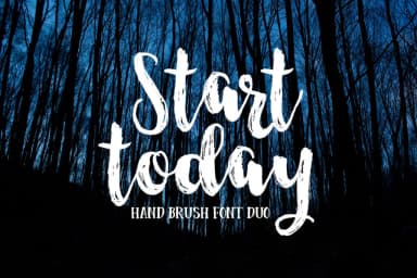 Start Today Font by Dhan Studio — Script Handwritten Font — thumbnail 1