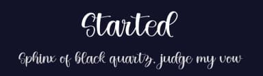 Started by Inermedia Studio — Script Handwritten Font — thumbnail 2