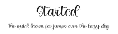 Started by Inermedia Studio — Script Handwritten Font — thumbnail 1