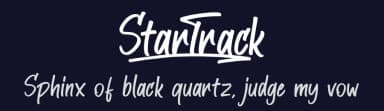 StarTrack by HandletterYean — Script Handwritten Font — thumbnail 2
