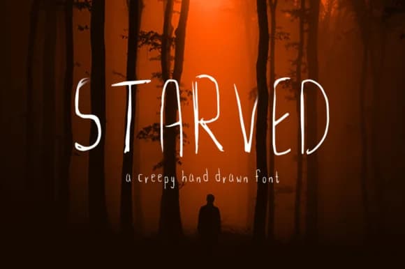 Starved Font by Najla Qamber — Script Handwritten Font