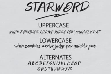 Starword Font by YanIndesign — Script Handwritten Font — thumbnail 5