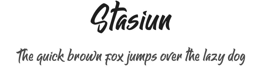 Stasiun by Labastudioid — Script Handwritten Font
