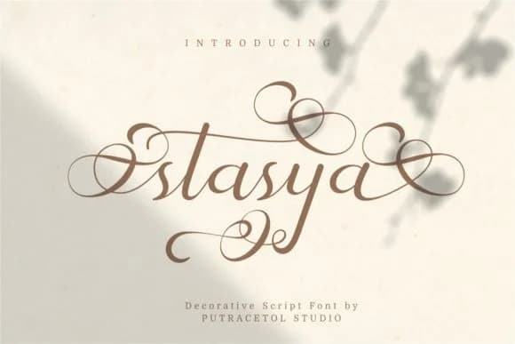 Stasya Font by putracetol — Script Handwritten Font