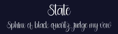 State by FreshtypeINK — Script Handwritten Font — thumbnail 2
