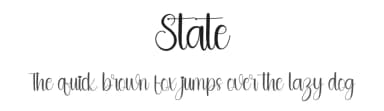 State by FreshtypeINK — Script Handwritten Font — thumbnail 1
