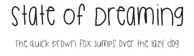 State Of Dreaming by Des Gomez — Script Handwritten Font — thumbnail 1