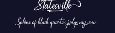 Statesville by Noah Type — Script Handwritten Font — thumbnail 2