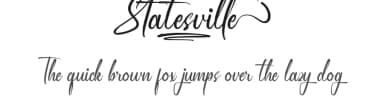 Statesville by Noah Type — Script Handwritten Font — thumbnail 1