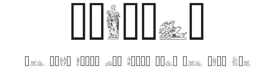 Statuer by Listemageren — Dingbats Font