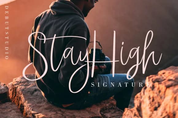 Stay High Font by Debut Studio — Script Handwritten Font