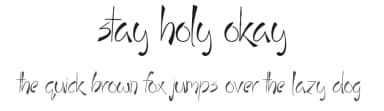 Stay Holy Okay by JSH creates — Script Handwritten Font — thumbnail 1