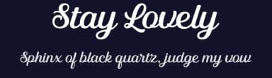 Stay Lovely by Letterflow — Script Handwritten Font — thumbnail 2