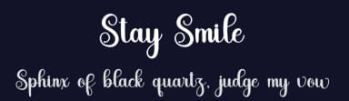 Stay Smile by Inermedia Studio — Script Handwritten Font — thumbnail 2