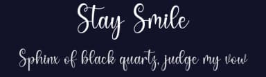 Stay Smile by Wahyu Studio — Script Handwritten Font — thumbnail 2