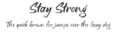 Stay Strong by Letterhend Studio — Script Handwritten Font — thumbnail 1