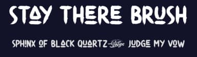 Stay There Brush by VinType — Script Handwritten Font — thumbnail 2