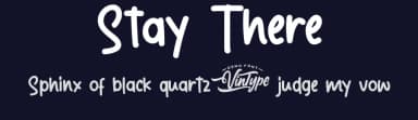 Stay There by VinType — Script Handwritten Font — thumbnail 2