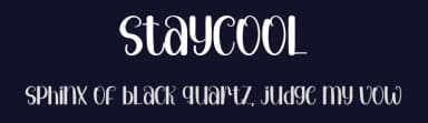 Staycool by PiPi Creative STUDIO — Script Handwritten Font — thumbnail 2