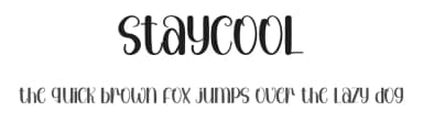 Staycool by PiPi Creative STUDIO — Script Handwritten Font — thumbnail 1
