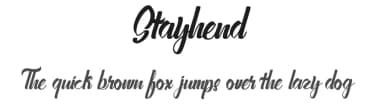 Stayhend by Runsell Studio — Script Handwritten Font — thumbnail 1