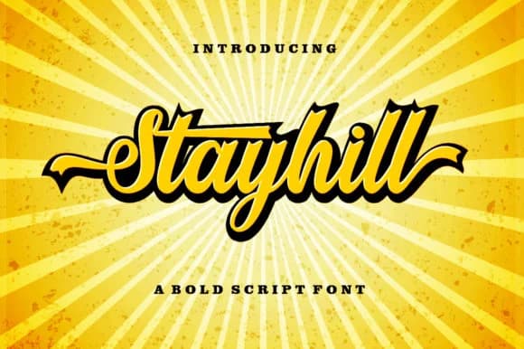 Stayhill Font by LetterFreshStudio — Script Handwritten Font