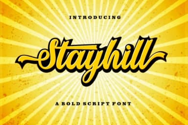 Stayhill Font by LetterFreshStudio — Script Handwritten Font — thumbnail 1