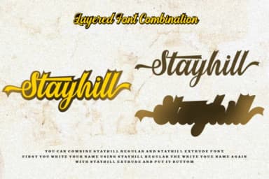 Stayhill Font by LetterFreshStudio — Script Handwritten Font — thumbnail 6