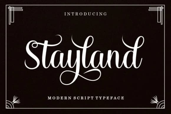 Stayland Font by LetterFreshStudio — Script Handwritten Font