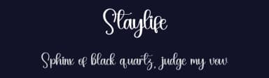 Staylife by FreshtypeINK — Script Handwritten Font — thumbnail 2