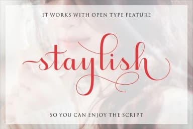 Staylish Upright Font by Stipline Studios — Script Handwritten Font — thumbnail 1