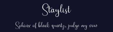 Staylist by Letter Jos — Script Handwritten Font — thumbnail 2