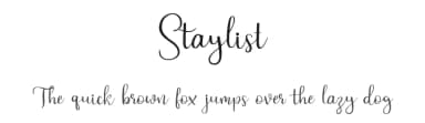 Staylist by Letter Jos — Script Handwritten Font — thumbnail 1