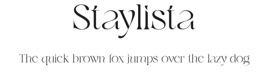Staylista by Lettersiro Studio — Serif Font