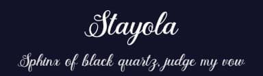 Stayola by zainstudio — Script Handwritten Font — thumbnail 2