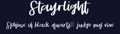Stayrlight by Fandi Kurniawan — Script Handwritten Font — thumbnail 2