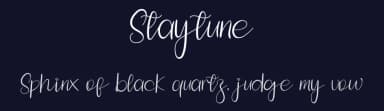 Staytune by Inermedia Studio — Script Handwritten Font — thumbnail 2
