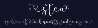 Stea by 7NTypes — Script Handwritten Font — thumbnail 2