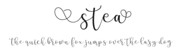 Stea by 7NTypes — Script Handwritten Font — thumbnail 1