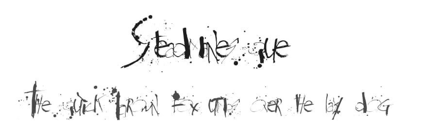 Steadmanesque by Foxx Nolte — Script Handwritten Font