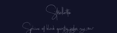 Stealletto by Rochart Studio — Script Handwritten Font — thumbnail 2