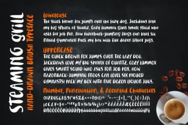 Steaming Grill Font by Keithzo (7NTypes) — Script Handwritten Font — thumbnail 5