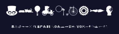 Steampunk by Glyphcraft — Dingbats Font — thumbnail 2