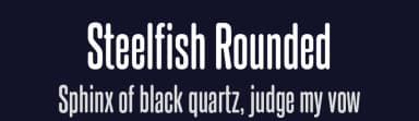 Steelfish Rounded by Typodermic Fonts — Sans Serif Font — thumbnail 2