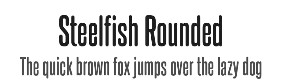 Steelfish Rounded by Typodermic Fonts — Sans Serif Font